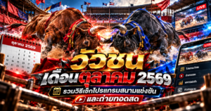 วัวชนเดือนตุลาคม2569